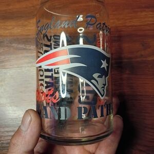 New England Patriots Boelter NFL Spirit 16oz Pint Glass